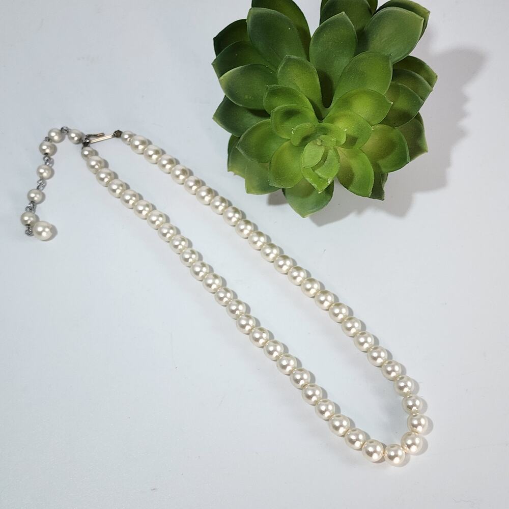 🌻3 for $18 Vintage Pearl Bead Necklace 8.5 Inch